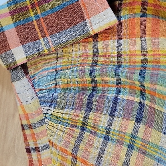 GAP Popover Button Down Shirt Fall Paid Size S #692596 - Picture 8 of 13